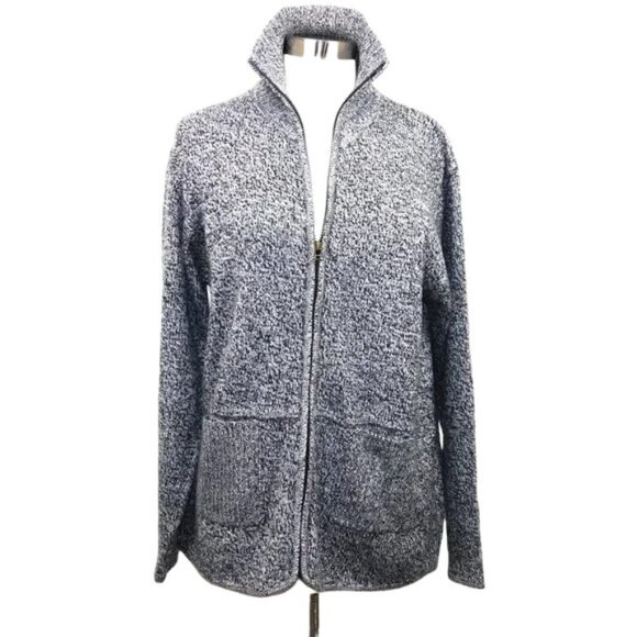 Vintage Tally HO Grey Heather Full Zip Cardigan - Picture 1 of 12